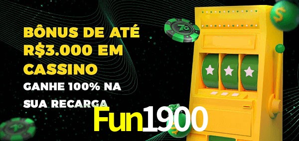 Fun1900 melhor bônus de depósito